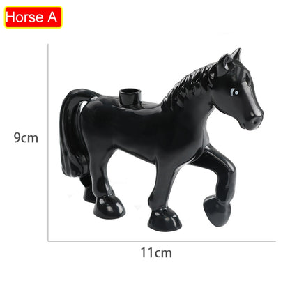 75 Styles Big Size Building Blocks Animal Accessories