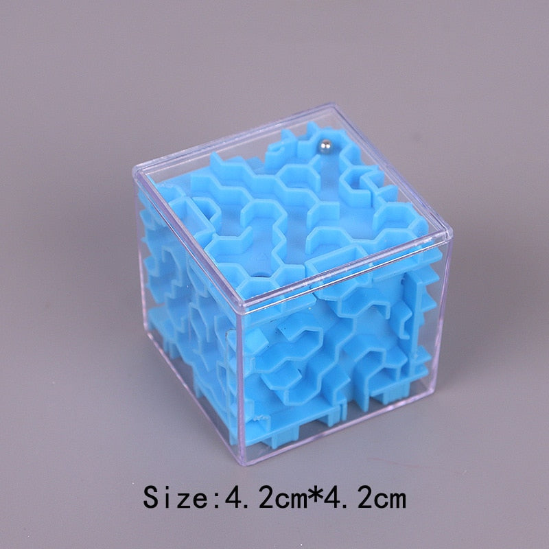 3D Maze Magic Cubes Six-sided Puzzle Cubes Rolling