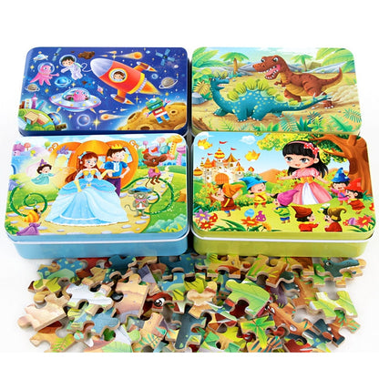 Wooden Puzzle Parent-Child Game Kids