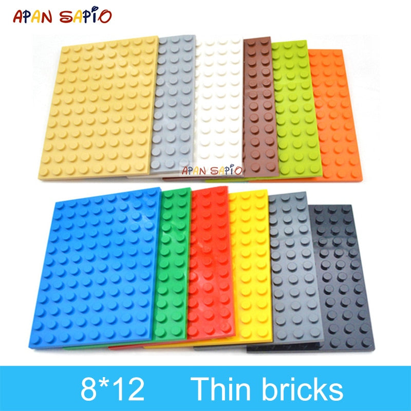 DIY Building Blocks 8x12 Dots Thin Figures Bricks