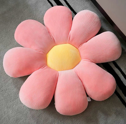 Stuffed Six Petal Flower Cushion Girly Room