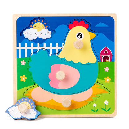 Animal Wooden Sorters Puzzle For Kids