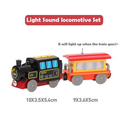 Kids RC Electric Train Set Locomotive Magnetic Train