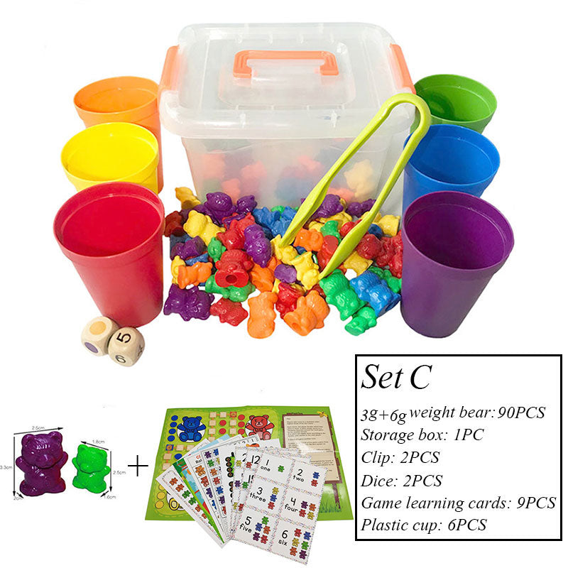 Boxed Counting Bear Montessori Educational