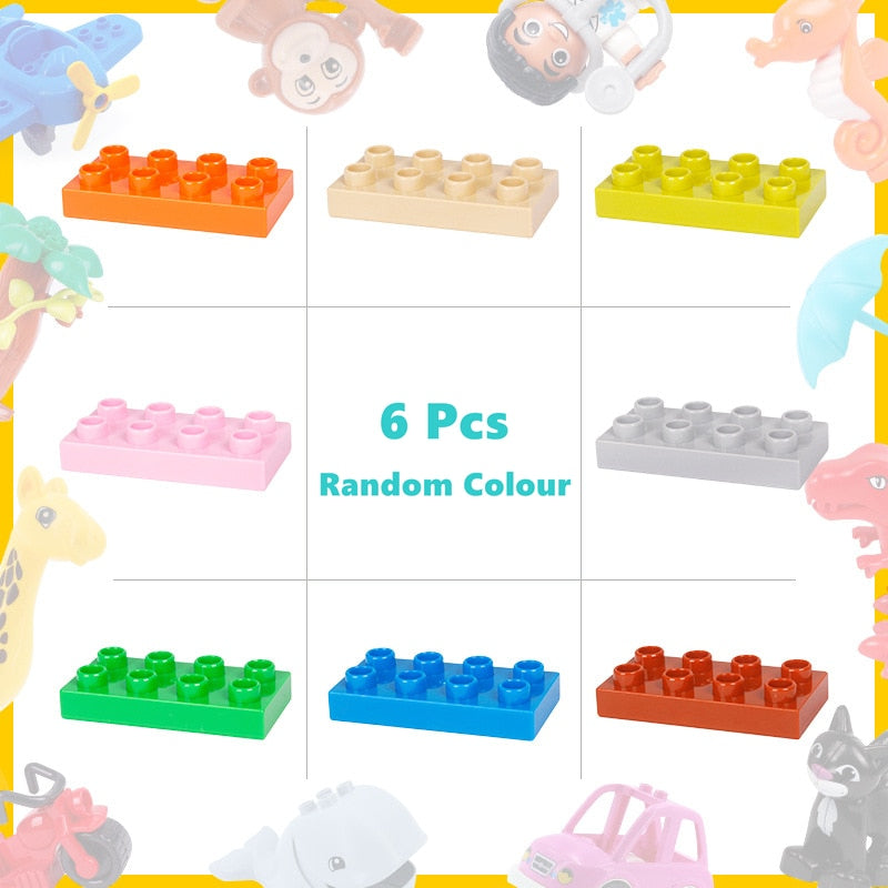 Big Building Blocks Accessories Compatible