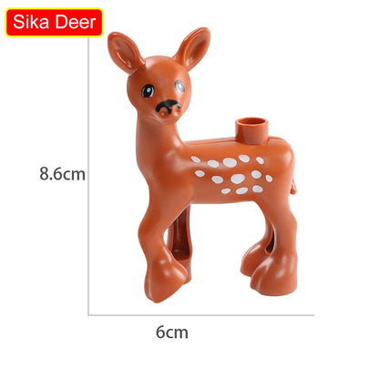 75 Styles Big Size Building Blocks Animal Accessories