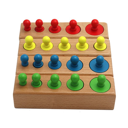 Montessori Cylinder Socket Puzzles Toy