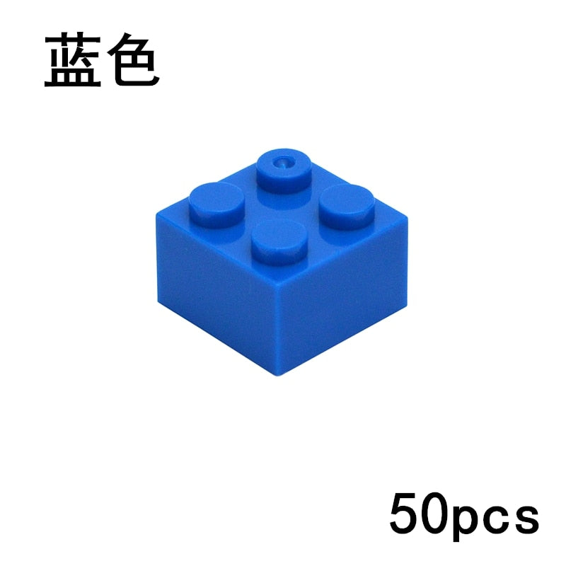 DIY Thick Figures Bricks 2x2 Dots Building Blocks