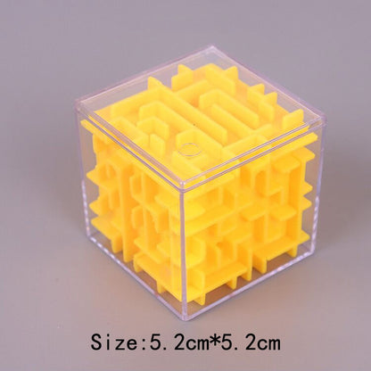 3D Maze Magic Cubes Six-sided Puzzle Cubes Rolling