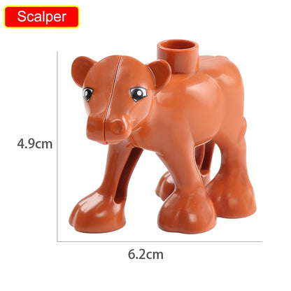 75 Styles Big Size Building Blocks Animal Accessories