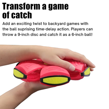 Kids Flat Throw Disc Flying UFO Magic Balls