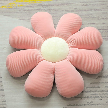 Stuffed Six Petal Flower Cushion Girly Room