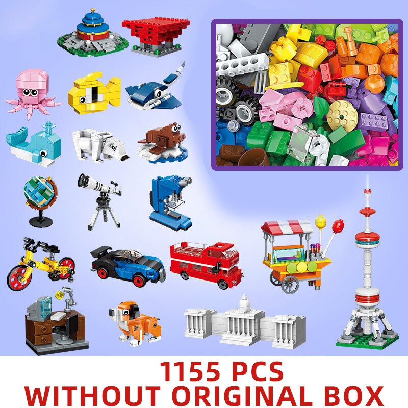 Classic Pieces Bricks Block Building Model  DIY Toys