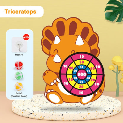 Cartoon Target Throwing Ball Dart Board Toys