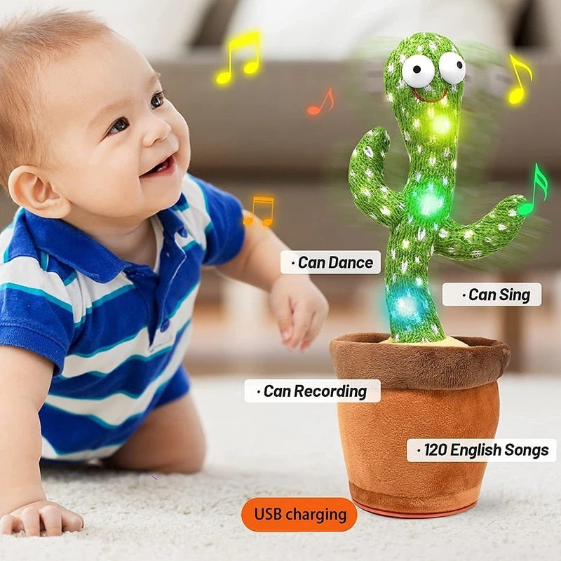 Dancing Cactus 120 Song Speaker Stuffed Toys