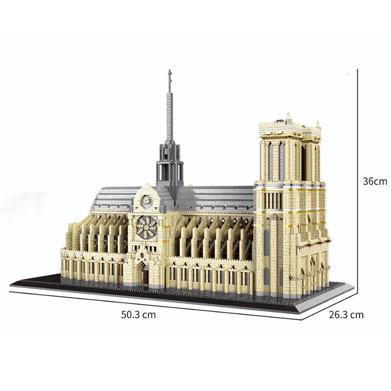 Diamond Mini Notre-Dame DE Paris Model