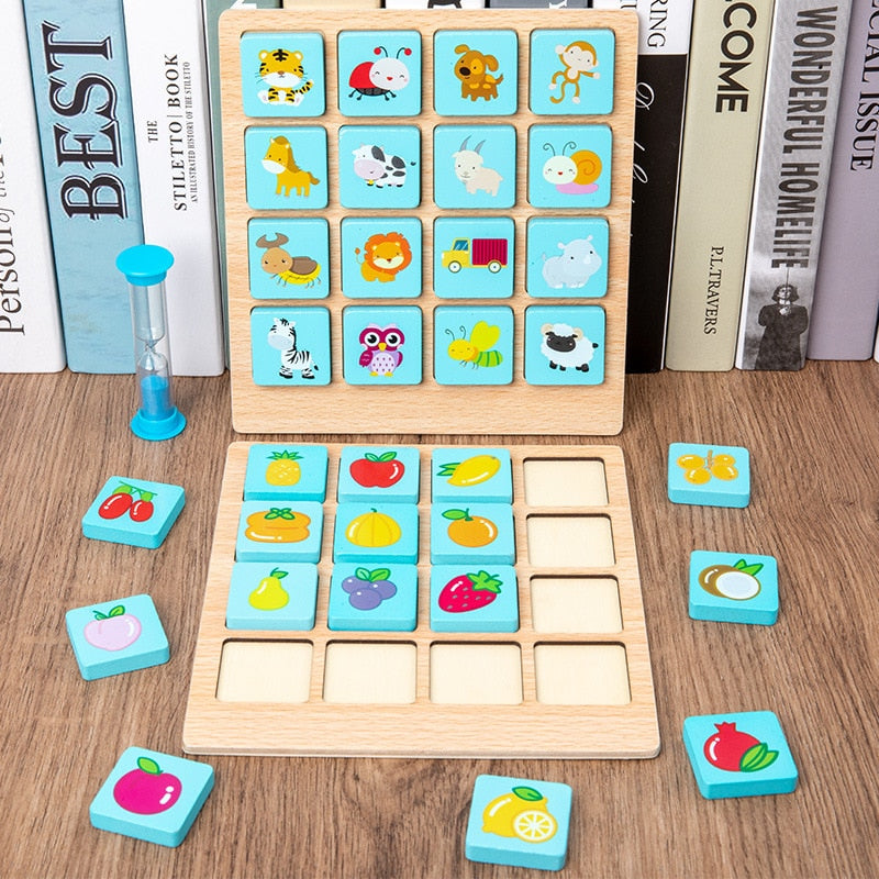 Children Wooden Puzzle Board Game