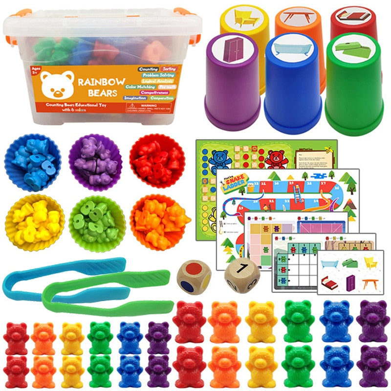 Boxed Counting Bear Montessori Educational