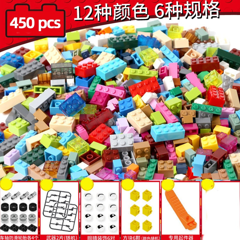 Classic Pieces Bricks Block Building Model  DIY Toys