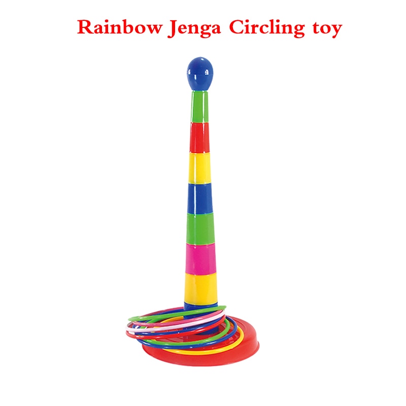 Parent-child Throwing Ferrule Toy Rainbow Rings