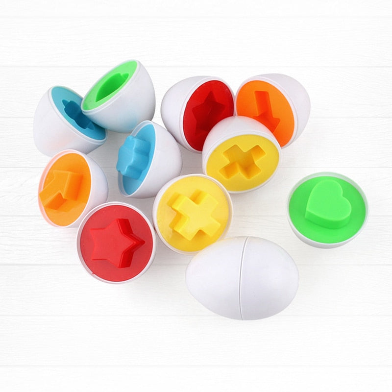 Montessori Smart Eggs 3D Puzzle Toys For Children