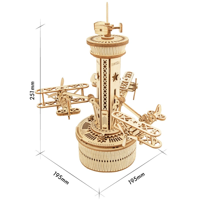 Robotime Rokr Music Box 3D Wooden Puzzle