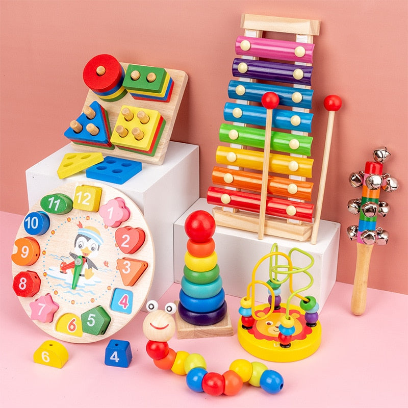 Wooden Puzzle Music Instrument Toys