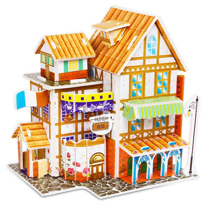 Kids 3D Stereo Puzzle Cartoon House