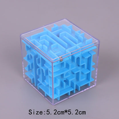 3D Maze Magic Cubes Six-sided Puzzle Cubes Rolling