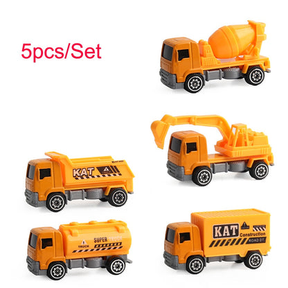 Alloy Diecast Engineering Car Models Fire Fighting Truck