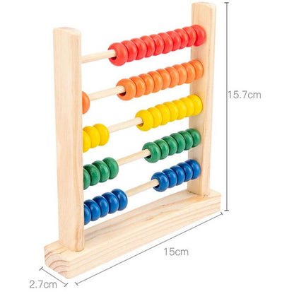 Mini Wooden Abacus Children Math Learning