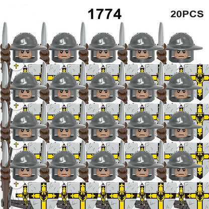 Medieval Military Sets Figures Building Blocks Helmets