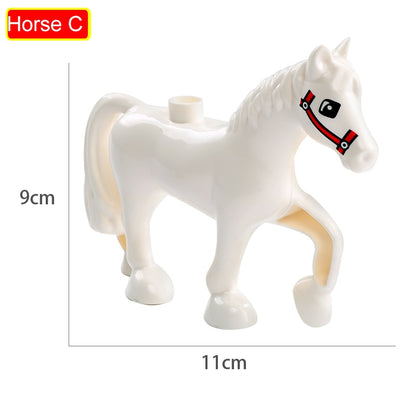 75 Styles Big Size Building Blocks Animal Accessories