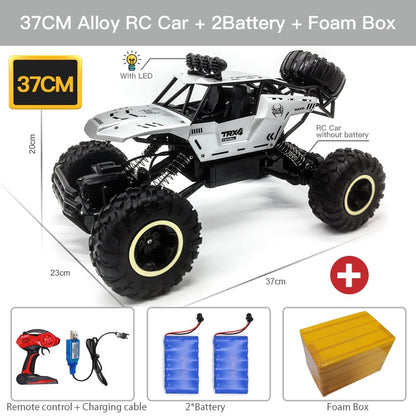 4WD RC Car With Led Lights 2.4G Radio Remote Control