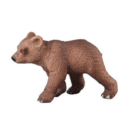 Simulation Wild Life Bears Toys Children