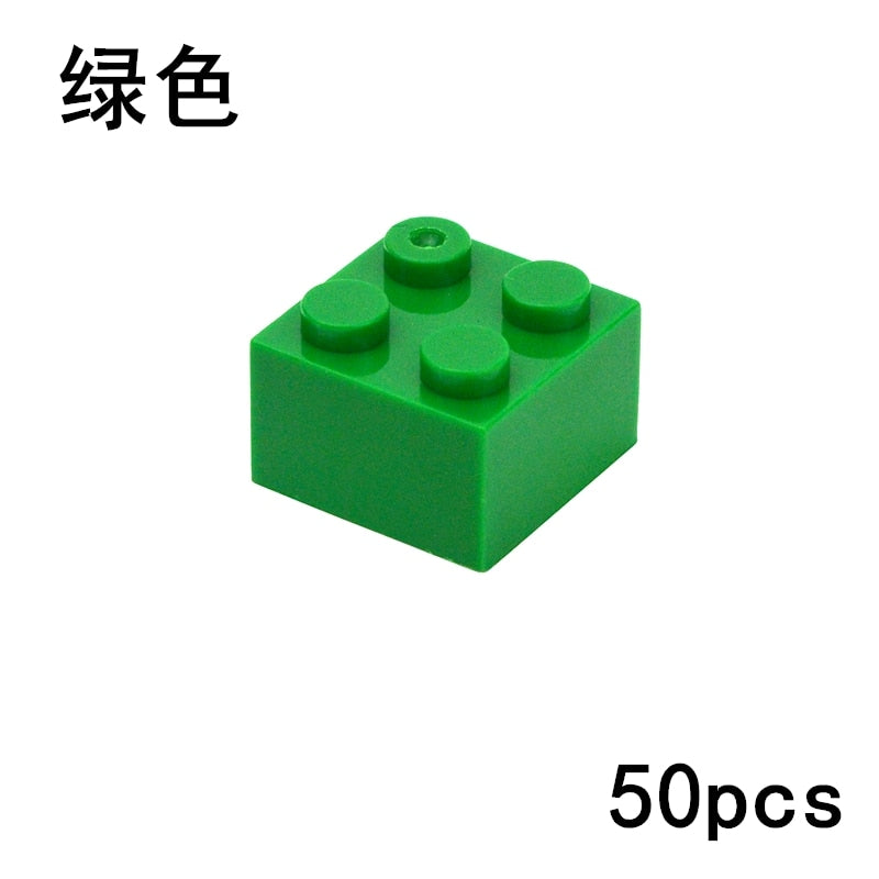 DIY Thick Figures Bricks 2x2 Dots Building Blocks