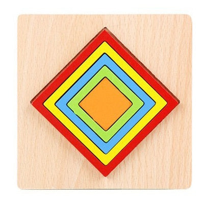 Montessori Tangram 3D Wooden Puzzle