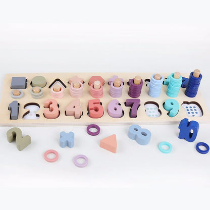 Wooden Montessori Toys Geometric Shape