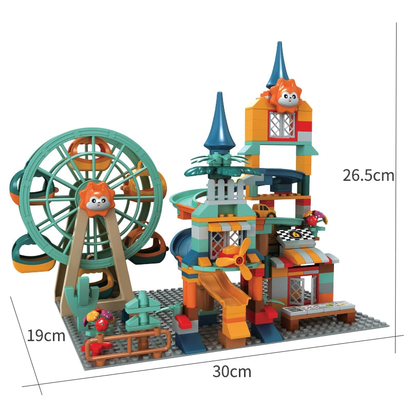 Marble Run Architecture Castle Building Blocks