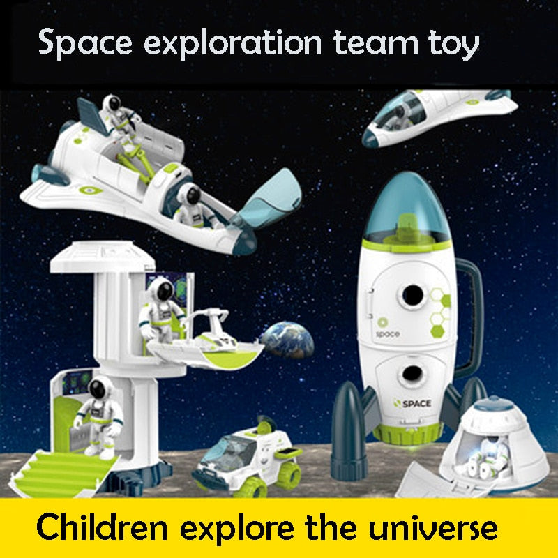 Optic Space Rocket Toy Astronaut Spaceship