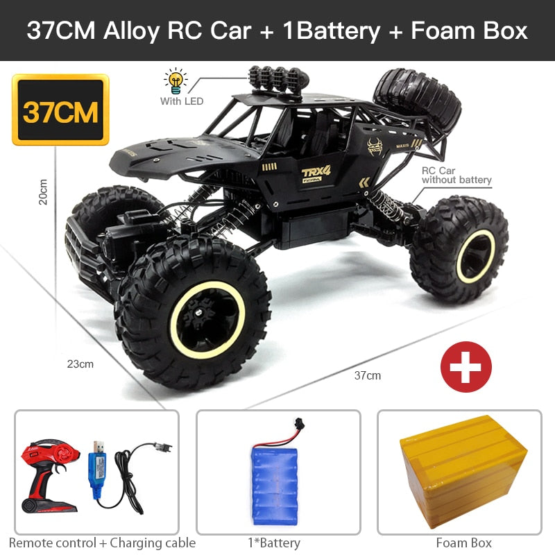 4WD RC Car With Led Lights 2.4G Radio Remote Control