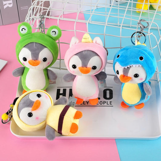 Penguin Stuffed Plush Animal Pendant Keychain Doll