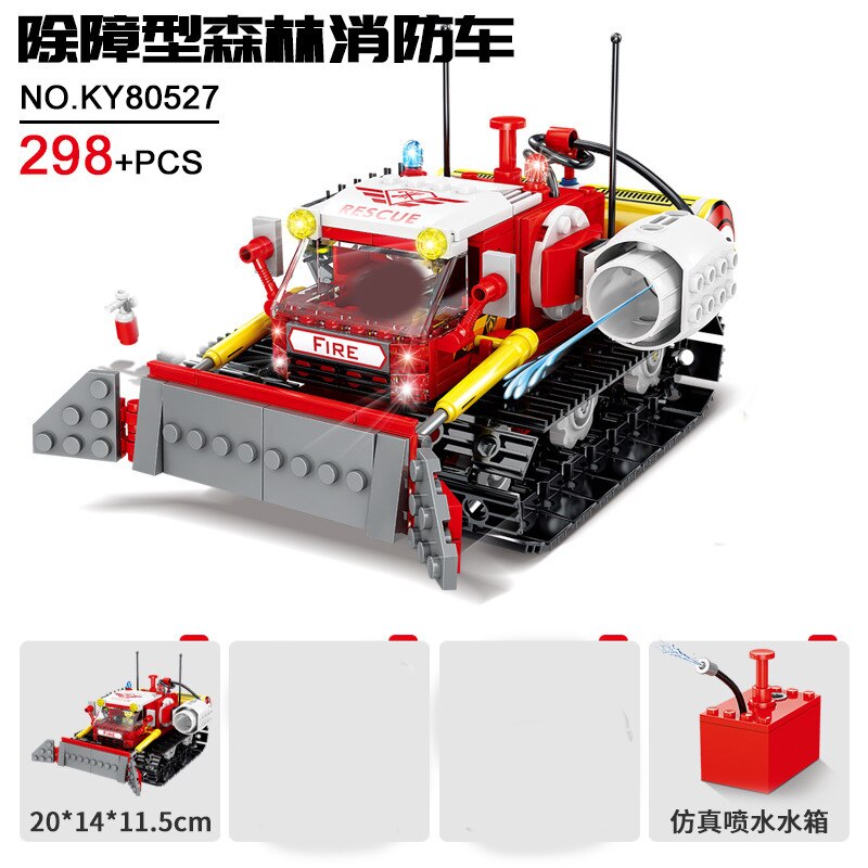 Building Blocks City Fire Station Model