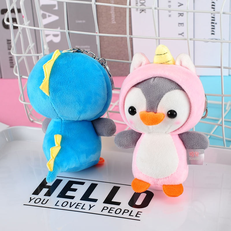 Penguin Stuffed Plush Animal Pendant Keychain Doll