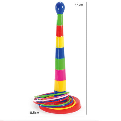 Parent-child Throwing Ferrule Toy Rainbow Rings