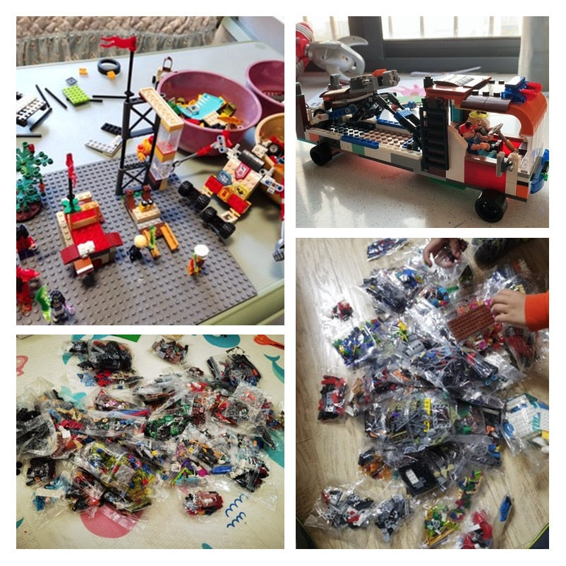 Building Blocks City DIY Creative Bricks Toys