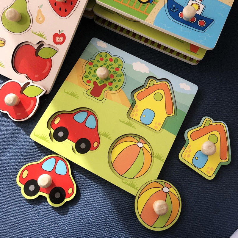 Animal Wooden Sorters Puzzle For Kids