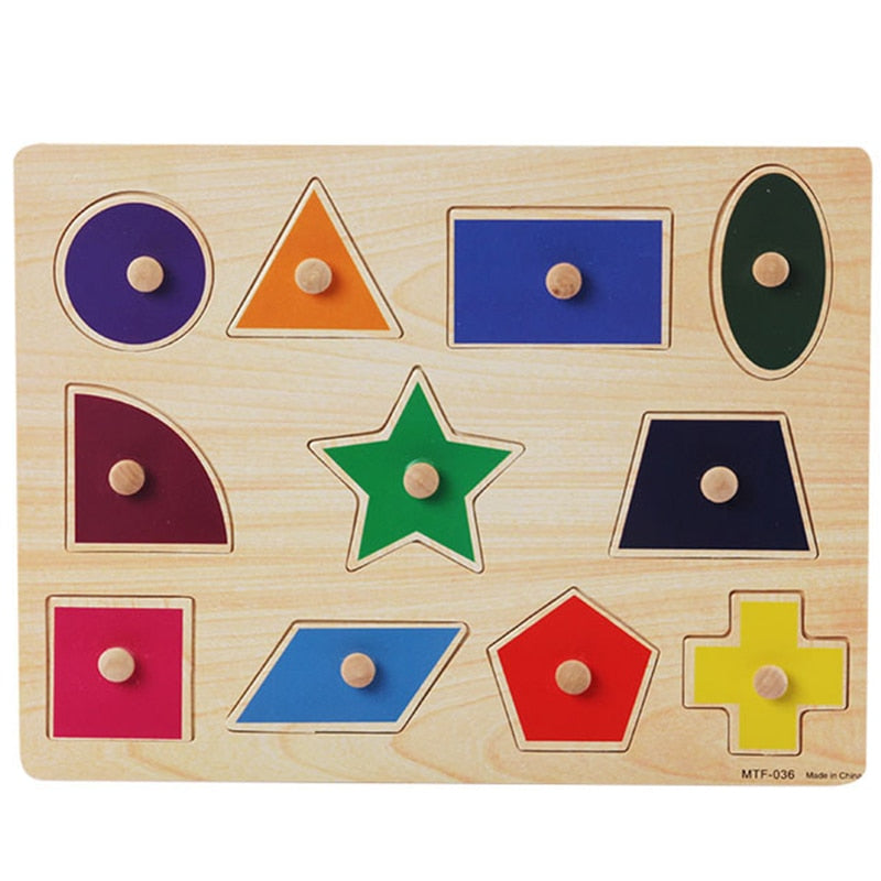 Montessori Games Baby Wooden Toys Child Puzzle