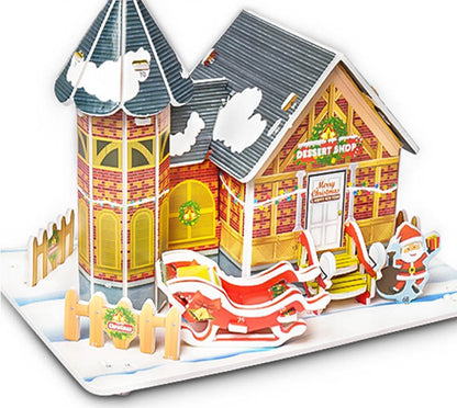 Kids 3D Stereo Puzzle Cartoon House