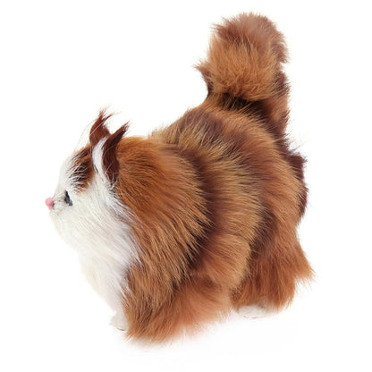 Simulation Plush Cat Toys Kids Stuffed Kitten Doll